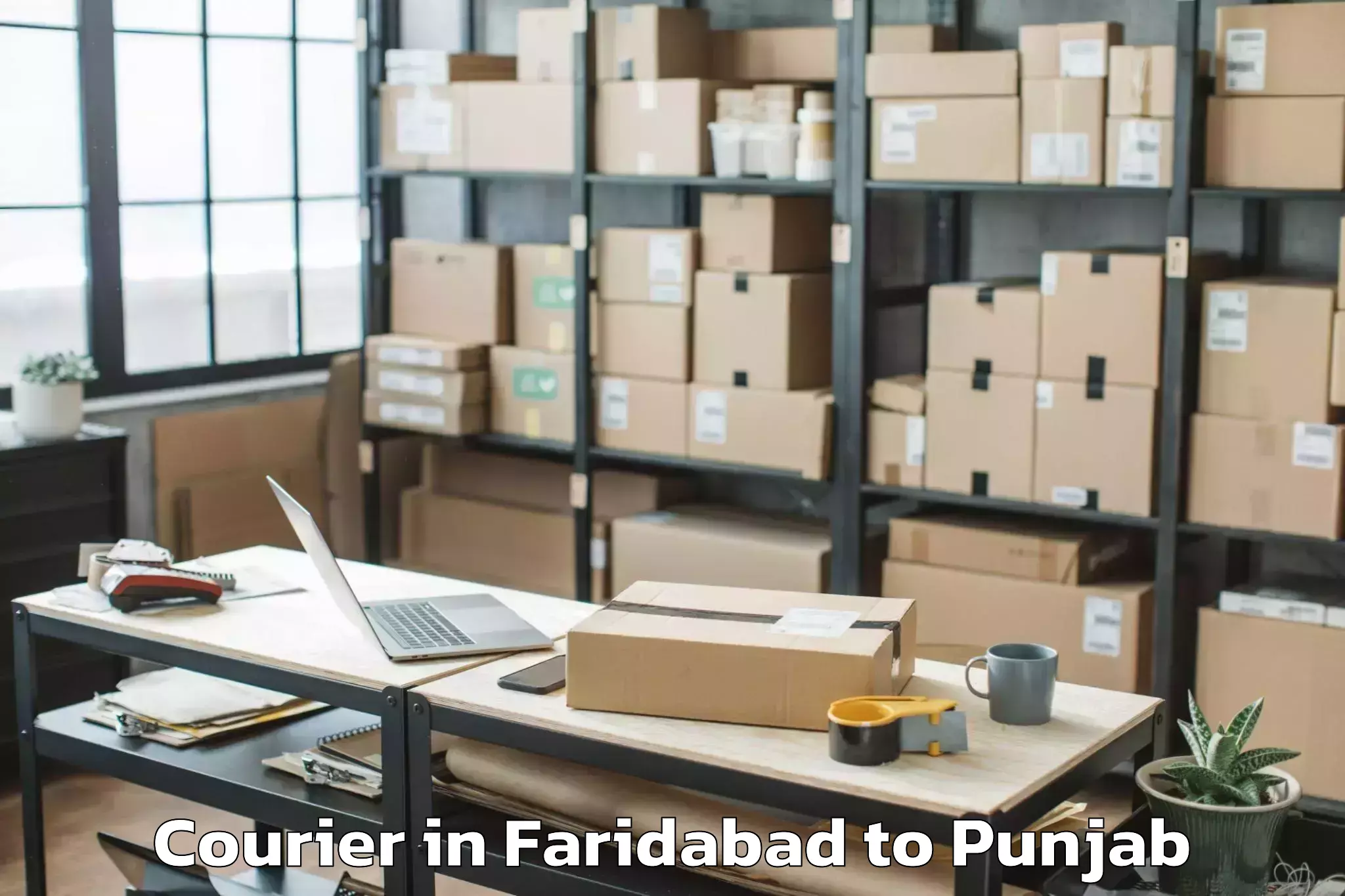 Faridabad to Talwara Courier